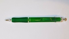 Mirapex Drug Rep Pharmaceutical Click GREEN RARE HTF Plastic PEN Promo Papermate