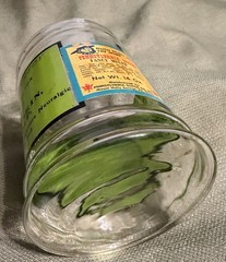 Vintage Glass Apothecary Jar With Lid Army Navy Liniment Medicine Remedy 1970’s