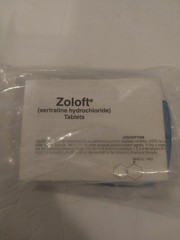 Zoloft drug rep, pharmacy promotional pill caddy/organizer (7 day) lot of 2