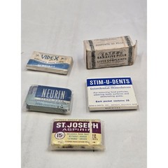 Pharmaceutical Collectibles Lot. Dr Jayne Is Pkging Only Medicines Vintage