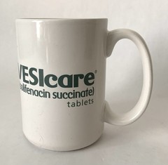 Vesicare Solifenacin Succinate Tablets Advertising Promo Ceramic Coffee Cup Mug