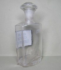 Vintage Medical Science Glass Bottle,Germany,ACIDUM ACETICUM CONCENTRAT