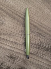Zyrtec Cetirizine HCL Ballpoint Pen Pharmaceutical Black Ink Green Barrel Works