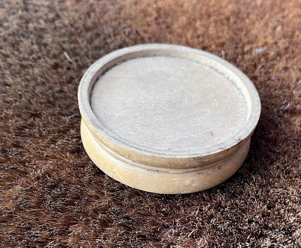 Antique Wooden Apothecary Chemist Turned Pill Rounder Finisher