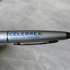 Lot Of 8 Celebrex Plastic Metal Pharmaceutical Drug Rep Promo Advertising Pens