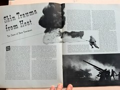 Dec 1942 WWII Abbott Labs Battlefield Drugs Magazine w/ WWII Nazi Poster Cover