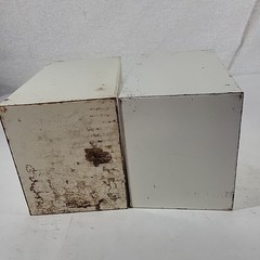 VTG Pharmacy Prescription File Box (2) w/100s of Drug Scripts California 1960s