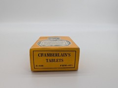 Chamberlains Tablets Apothecary Museum Grade 1940s Vtg