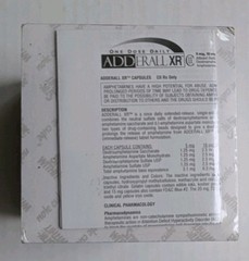 VTG ADDERALL XR Note Pad Cube Drug Rep Swag Pharmaceutical ADHD 2002 Shire NEW