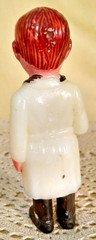 Doctor Figurine Vintage Hong Kong Plastic Stethoscope White Jacket Cake Topper