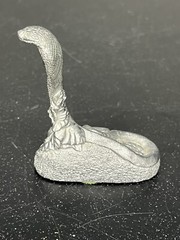 Trandate Labetalol HCI Pharmaceutical Advertising Pewter King Cobra Snake Figure