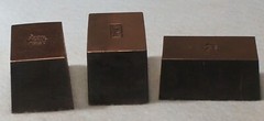 3 Vintage PHARMACIST * MORTAR & PESTLE Pin STEEL STAMPING DIES Robbins RY199