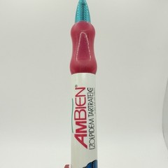 Ambien PEN Drug Rep Pharmaceutical Promo Medical Advertising Rare Pink – Working
