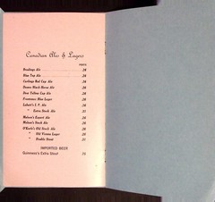 Chateau Laurier Hotel Menu 1950s Ottawa Canada Cocktail Wine Liquor List Vintage