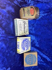Vintage Apothecary Lot Some With Contents. Ointments Salves