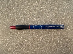 Drug Rep Pen Seroquel Advertising Promotional Promo Pharmaceutical Sales Pharma