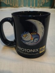 Protonix Pharmaceutical Drug Rep 12oz. Blue Mug