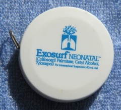 *RARE* Drug Rep Promotional NOS 1990 EXOSURF® NEONATAL Tailor Cloth Tape Measure