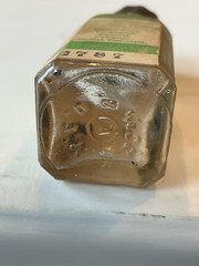 Vintage Silverfin Nasal Drops Bottle 1/2 Ounce Burrough Bros Baltimore USA