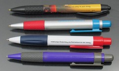 Lot 4 Chunky PENS Drug Rep Pharmaceutical Promo Augmentin Bextra Exforge Zithro+