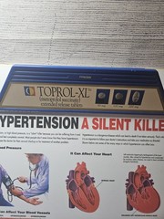 Vintage TOPROL-XL Pharmaceutical Promotional Clipboard – 1990s – RARE!