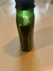 VINTAGE APOTHECARY MCKESSONS HINKLE’S PILLS JAR WITH CONTENTS