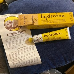 Vintage 1954 Hydrotox Antifungal Ointment Tube with Original Box and Insert