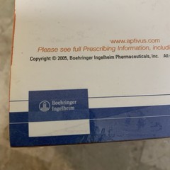Aptivus Pharmaceutical Drug Rep Notepad Sticky Notes Promo Advertising Gift 2005