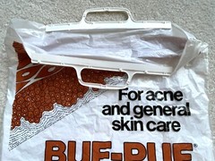 Buf-Puf Reusable Tote Bag Sack 3M Riker Lab Drug Rep Pharma Advertising