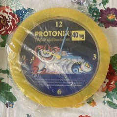 Protonix Wall Clock Pharmaceutical Collectible Drug Rep Janssen Ortho Mcneil