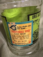 Vintage Glass Apothecary Jar With Lid Army Navy Liniment Medicine Remedy 1970’s