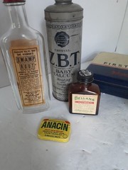 Vintage Mixed Lot, Ramon’s Pink Pills, Bile Salts In Orig Box, ZBT Powder,Optus