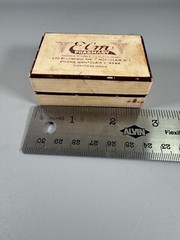 1952 Elm Pharmacy Pill Box Montclair NJ Vintage Prescription Ephemera