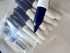 20 New Drug Rep Pens/marker Flomax plastic, Multi Color in blue. Collectible