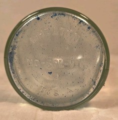 Vtg USA Wheaton Clear Glass Apothecary Bottle No-Sol-Vit #3 Science Q1