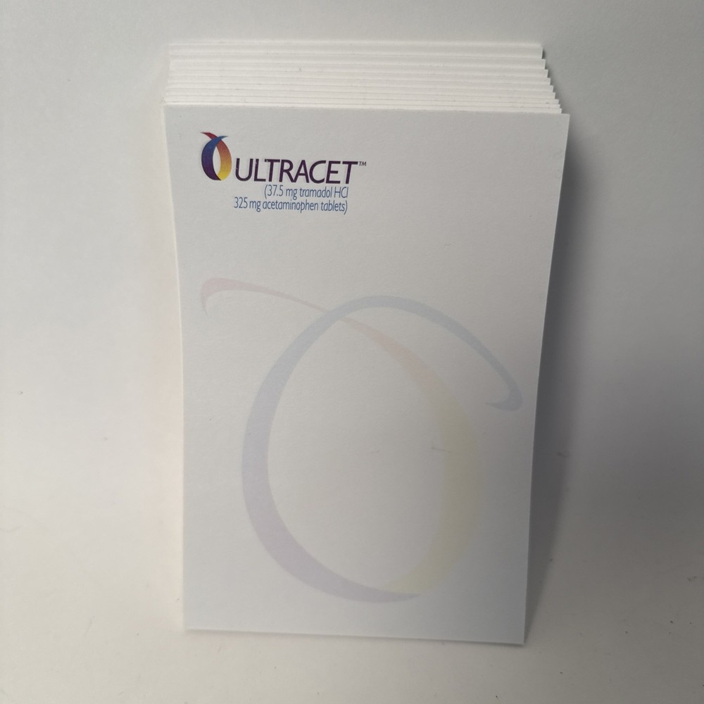 Vintage Pharma Ultracet Post-it 25 Page 4×6” Pads – Set of 10 (250 Total Sheets)
