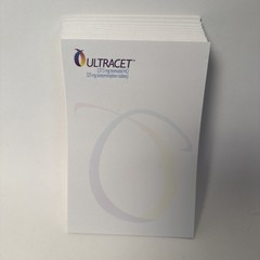 Vintage Pharma Ultracet Post-it 25 Page 4×6” Pads – Set of 10 (250 Total Sheets)