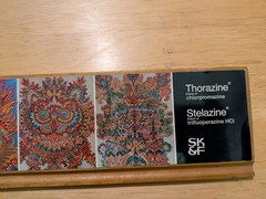Rare Vintage Louis Wain „Kaleidoscope Cats“ Thorazine Stelazine Pencil Holder…