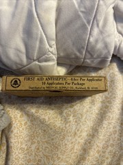 Vintage 1950’s Marion Health & Safety First Aid Antiseptic Applicators Medicine