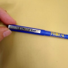 Vintage working Pharmaceutical Drug Rep PROZAC Bic blue/gold pen