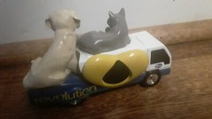 Pfizer Pharmaceutical Rep Diecast Cat/Dog Truck „Revolution “ Advertising A1
