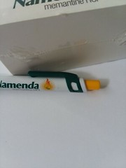NAMENDA (5 1/2″) Pharmaceutical DRUG REP CLICK PEN – TRI-COLOR