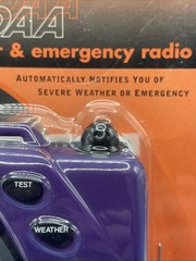 NEXIUM PHARMACEUTICAL DRUG REP ADVERTISING NOAA 9V WEATHER RADIO *NEW*