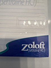New Vtg 1999 Zoloft 4×6″ Pad Paper Notes Drug Rep Pharmaceutical Promo