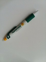 NAMENDA (5 1/2″) Pharmaceutical DRUG REP CLICK PEN – TRI-COLOR