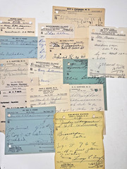 Lot Vintage 1950s Pharmacy Medical Rx Paper Prescriptions Ephemera Junk Art