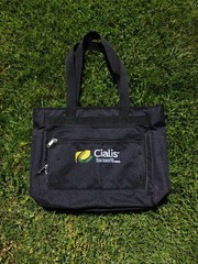 Cialis Multi-Pocket Vintage 2000s Gemline 4550 Pharmaceutical Promo Utility Tote