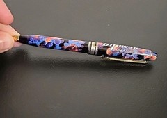 Rare Vintage Metal Diflucan Pharmaceutical Drug Rep Pen Beautiful Colors Used