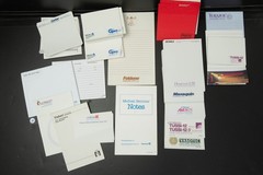 Vtg Drug Rep Pharmaceutical Partial Sticky Notes Notepads Ephemera Pharma Lot