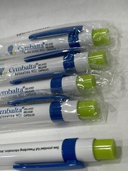 2004 Vintage 5 Cymbalta Pharmaceutical Drug rep pens in original packaging NEW